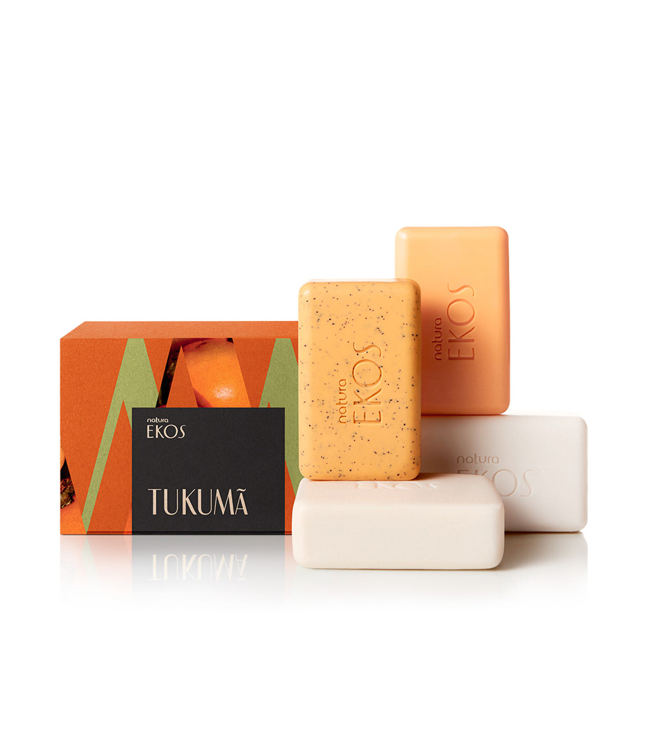 Ekos Tukumã Creamy and Exfoliating Bar Soap Set