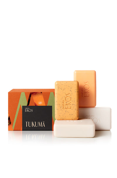 EKOS TUKUMÃ CREAMY AND EXFOLIATING BAR SOAP SET_thumbnail